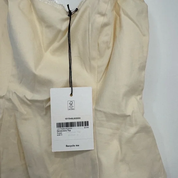 REFORMATION Genevieve Top NEW with Tags - Picture 6 of 8